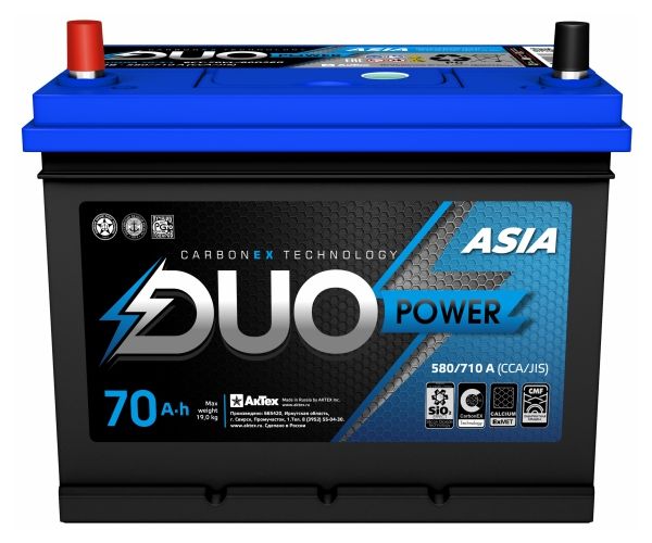 Аккумулятор DUO POWER ASIA