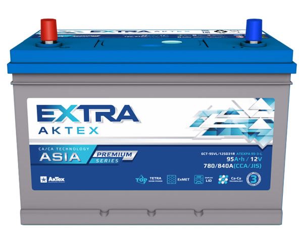 Аккумулятор AKTEX EXTRA PREMIUM ASIA